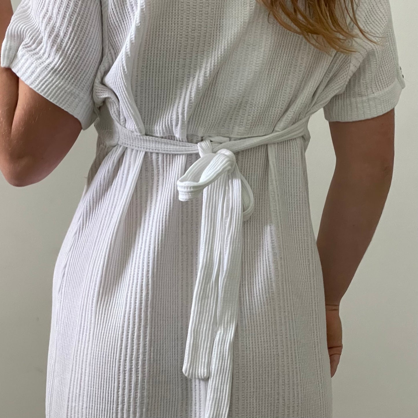 cottage core white dress