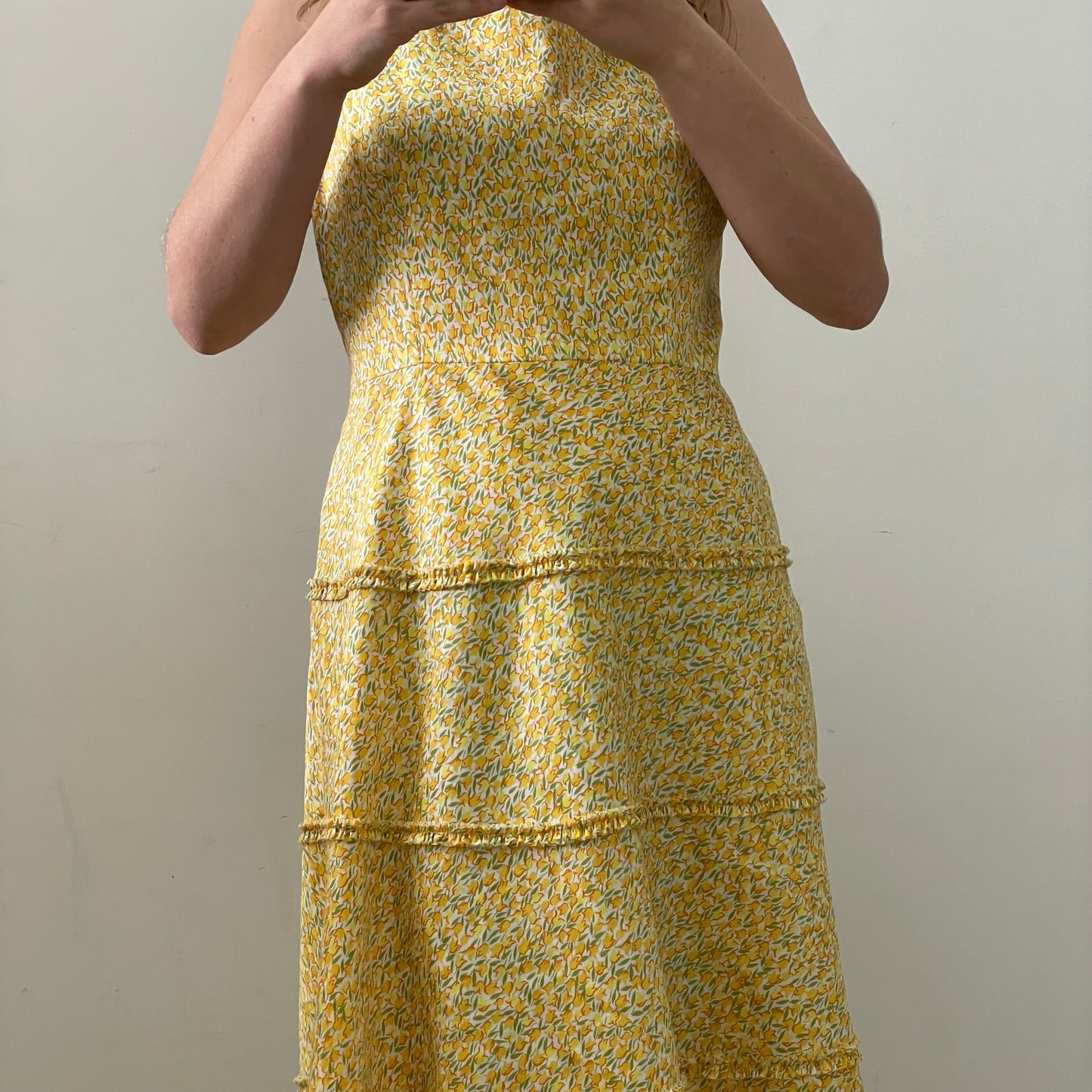 yellow tulip dress  ￼