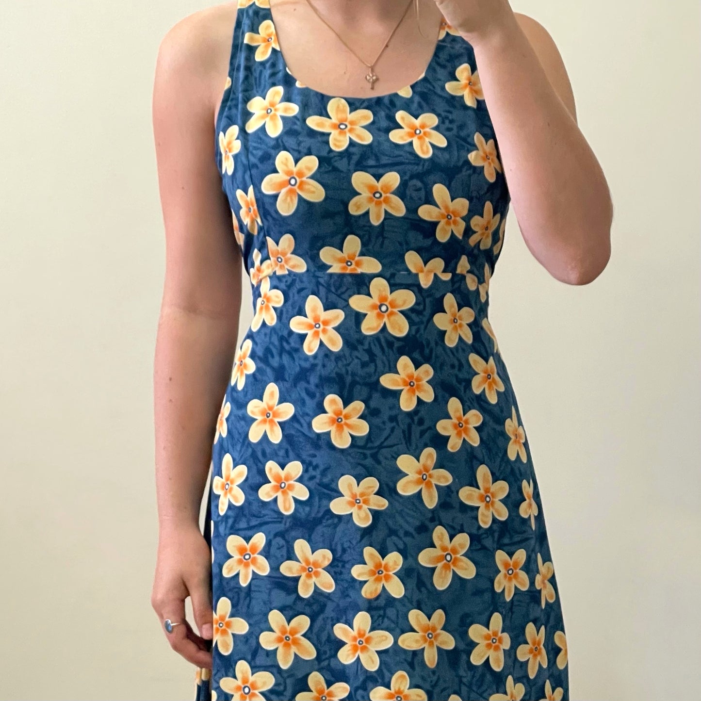 Plumeria maxi dress