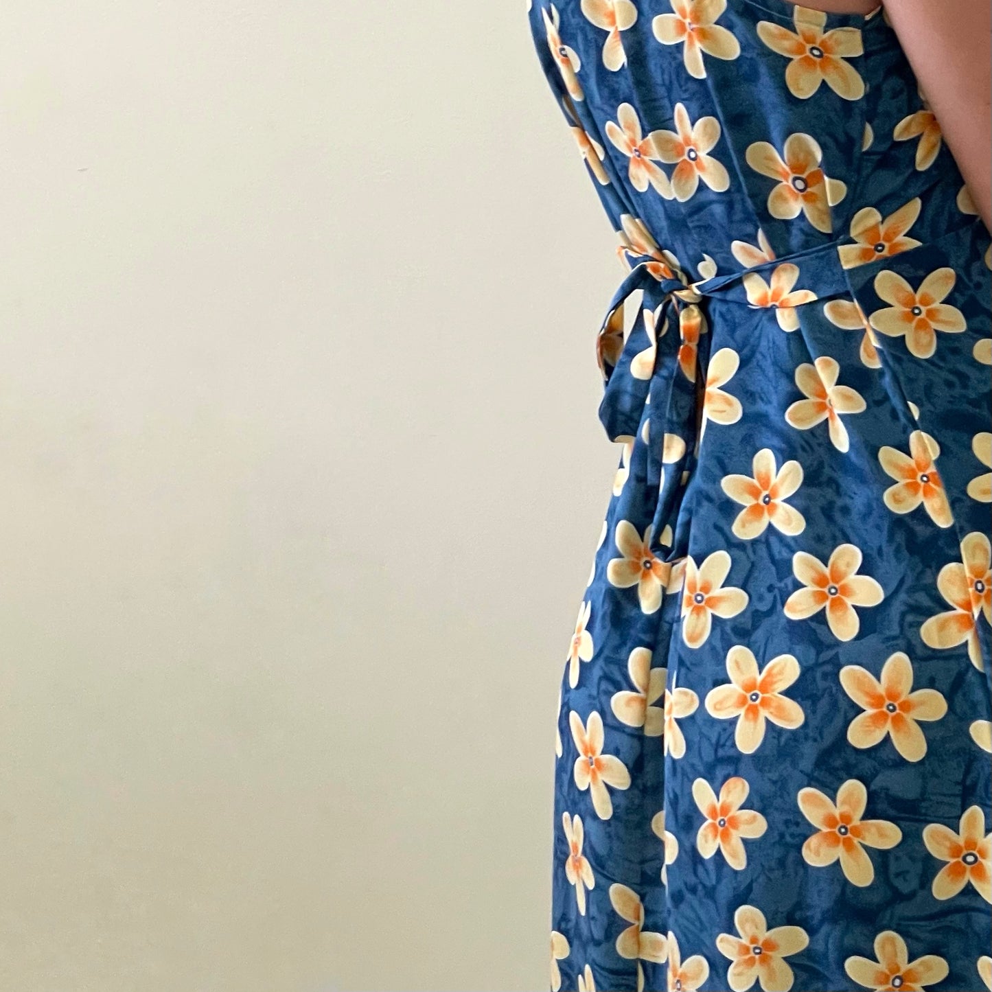 Plumeria maxi dress