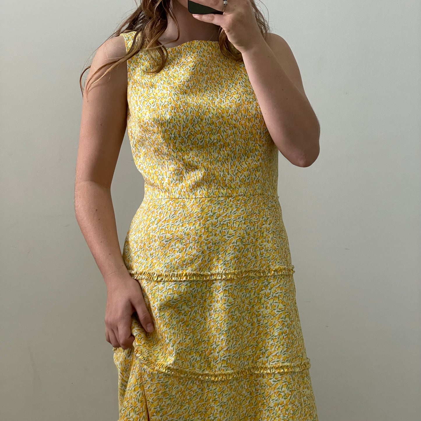 yellow tulip dress  ￼